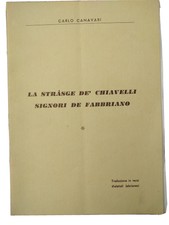 La Stra'sge De' Chiavelli Signori De Fabriano Di Carlo Canavari