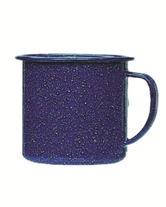 Becher Western Emaille 680ml, Trinkbecher, Camping Outdoor -NEU- - Bild 1 von 3