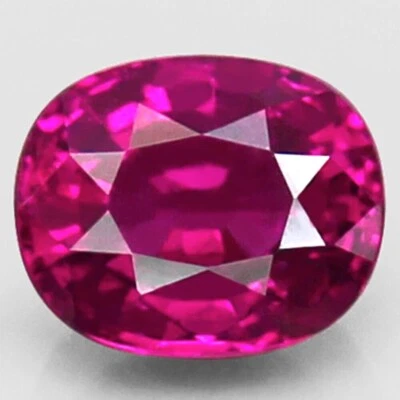 1.36CT RHODOLITE GARNET MAGENTA HIGH CLARITY OVAL RARE GEMSTONE (SRI LANKA) - Image 1 of 4