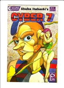 Cyber 7 No 3 May 1989 By Shiho Itahashi Eclipse International Black White Comic - Picture 1 of 4