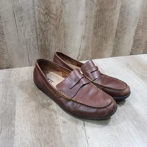 Men's Born Andes Casual Slip On Penny Loafers Shoes Size 13M - Brown - Picture 1 of 10