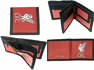 Portafoglio Per Monete E Carte Di Credito Con Crest Del Liverpool FC E Foto ID - Foto 1 di 7