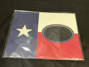 Texas Flagge matt für 8x10 Rahmen 4,5" x 2,75" Bild - Bild 1 von 2