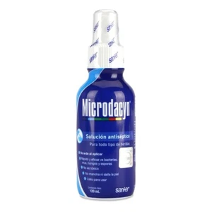 Microdacyn 120 ml Solución Antiséptica Cuidado de Heridas - Imagen 1 de 2