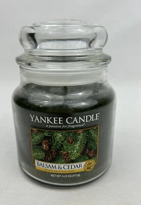 Yankee Candle Bálsamo Cedro 14.5 Fl OZ Tarro Vacaciones de Invierno ¡NUEVO! Foto 1 de 4