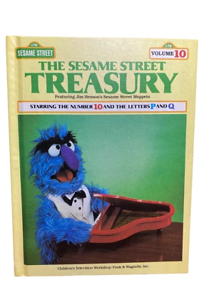 The Sesame Street Treasury Starring the Number 10 and the Letters P and Q - 1983 - Image 1 of 4
