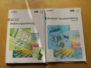 BJC-250 Bedienungsanleitung + Windows Druckeranletung Ver 3.9 - Bild 1 von 5