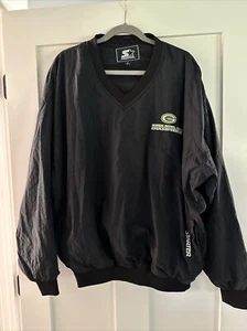 Green Bay Super Bowl XXXI Champions Windbreaker Starter Pullover XLarge Vintage - Picture 1 of 20