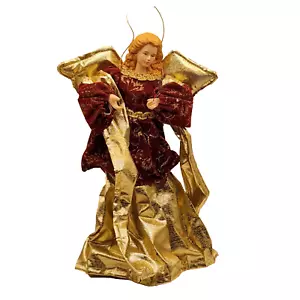Decorazione angelo da appendere o albero di Natale topper alto 10" - Foto 1 di 4