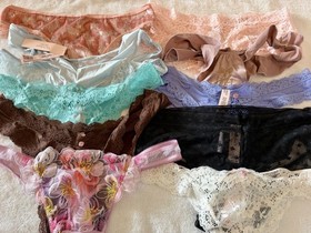 new nwt Victoria's Secret medium LOT 10 panties bikini thong brazilian cheeky