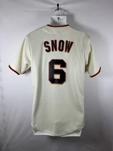 Vintage San Francisco Giants JT Snow Majestic Cream Jersey Men’s Size Small - Picture 1 of 6