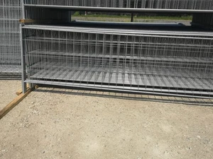 30 x Bauzaun halbhoch | 3,43x 1,15 m | Mobilzaun 105 lfm | kostenlose Lieferung - Bild 1 von 8