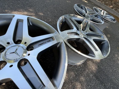 19" MERCEDES G500 AMG G550 G63 G55 G CLASS OEM FACTORY STOCK WHEELS RIMS 5x130 - Image 1 of 4