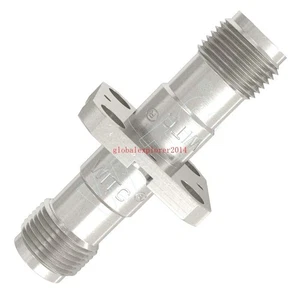 SMA Female To Female Adapter Flange Mount 4 Hole 26.5ghz 50Ω SMA KK Connector  - Picture 1 of 19
