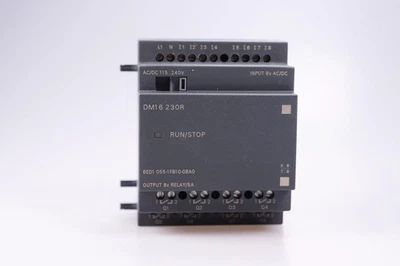 SIEMENS 6ED1055-1FB10-0BA0 LOGO! DM16 230R Erweiterungsmodul E-Stand: 05 - Bild 1 von 3