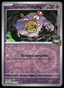 Pokemon SV10: Destined Rivals #085/182 Team Rocket's Chingling HOLO - Picture 1 of 2