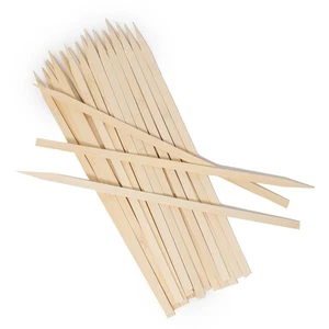 Norpro Flat Wide Bamboo Skewers, Set of 25 - Picture 1 of 5