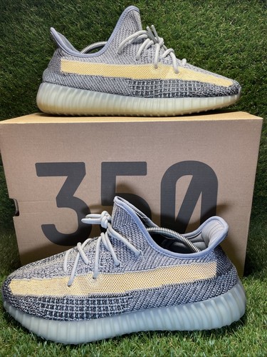 Adidas Yeezy Boost 350 V2 Ash Blue GY7657 taglia 11 indossate una volta spedizione veloce pulite