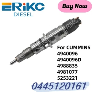 0445120161 Diesel Fuel Injector 0 445 120 161 FORD 4988835 6.7L for Cummins - Picture 1 of 9