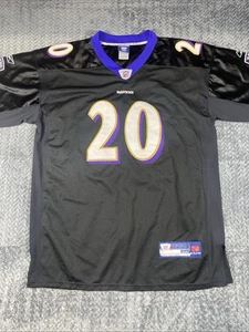 Vintage Reebok Baltimore Ravens Ed Reed #20 NFL Black Jersey Men’s Size 50 - Picture 1 of 9