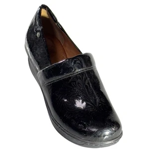 NURTURE Perry Women's Black Leather Clogs Slip-On Shoes Comfort Soles Size 8.5M - Picture 1 of 10
