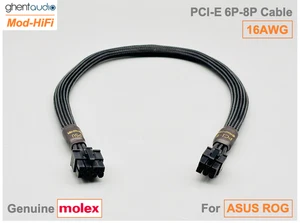β‘οΈ16AWG PCI-E GPU 6P Cable for ASUS ROG LOKI SFX-L 850W Platinum-π70cm/27 inch - Picture 1 of 6