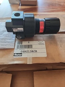 Parker 06R213ACR Pneumatic Regulator New 3/8" Free Ship - Bild 1 von 7