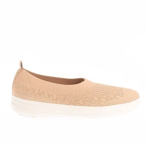 Zapatos de salón de ballet sin cordones Uberknit para mujer en marrón - Imagen 1 de 5