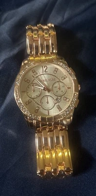 迈克高仕手表金色/玫瑰金带水钻华丽 — 第 1/4 张图片