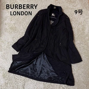 BURBERRY LONDON Mantel Nova Check Asian Fit M US Größe S Schwarz Original - Bild 1 von 24