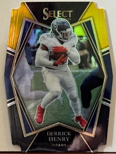 Derrick Henry 2021 Panini Select troquelado dorado negro Prizm #133 F10 - Imagen 1 de 1