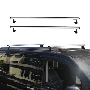 Portaequipajes portaequipajes portaequipajes para Jeep Compass 2018-2025 aluminio gris 2x - Imagen 1 de 7