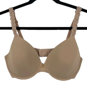Natori T-shirt bra 732080 Pure Luxe underwire tan size 34D - Picture 1 of 4