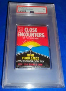 1978 Topps Close Encounters  Wax Pack PSA 7 Near Mint - Picture 1 of 6