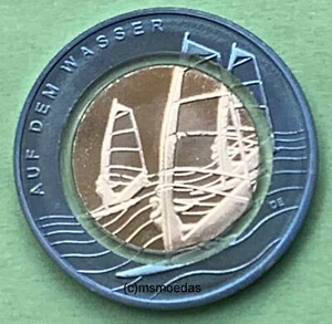 Germania moneta 10 euro 2021 sull'acqua - aria si muove moneta da collezione coin - Foto 1 di 2