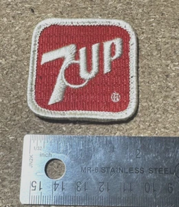 Vintage 7Up Seven Up Lemon Lime Soda Pop Jacket Patch Badge 1970s 1980s - Picture 1 of 2