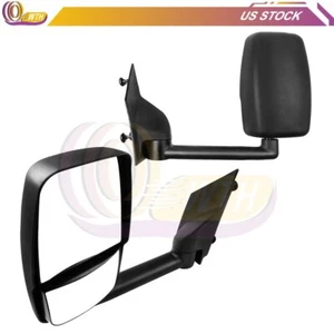 Manual Folding Mirrors For 2003-2017 Chevy Express Savana Left+Right Side - Picture 1 of 9
