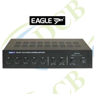 Eagle PA6000 Series 100V 120W Line Mixer Professional Amplifier PA System 8 Ohm - Picture 1 of 2