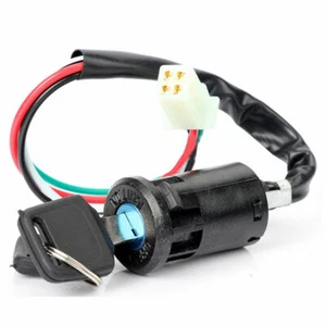 Llave interruptor de encendido motocicleta con cable para scooter Honda/Quad Yamaha Suzuki - Imagen 1 de 12