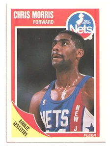 1989-90 Fleer #99 - CHRIS MORRIS - RC  - Picture 1 of 1