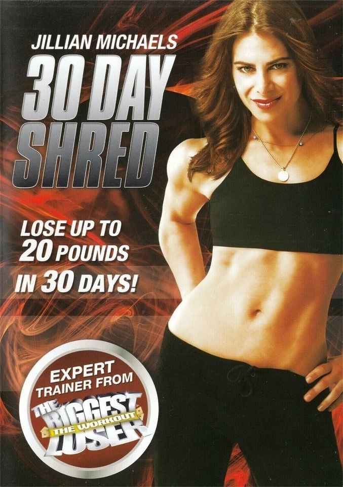 30 DAY SHRED JILLIAN MICHAELS LOSE 20 POUNDS IN 30 DAYS LIONSGATE DVD NEW SEALED - Image 1 of 1