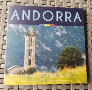 ANDORRA Coin Euro Set 2016 1,2,5,10,20,50 euro cent +1,2 euro RARE - Picture 1 of 5