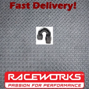Raceworks Cutter Hose End AN-6 180Degrees - Picture 1 of 2