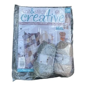 Knit and Stitch Creative Magazine - Issue 38 + Full Complete - Reversible Throw - Picture 1 of 1
