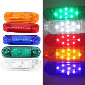 24V LED Side Marker Lights Lamps For Truck Trailer RV Caravan Lorry Van - Picture 1 of 8
