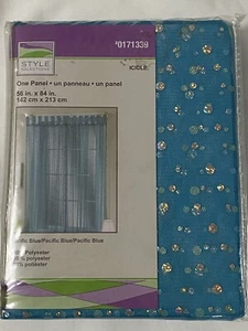 Style Selections Pacific Blue Icicle Fensterscheiben 56x84 (2 Paneele) transparent neu - Bild 1 von 9
