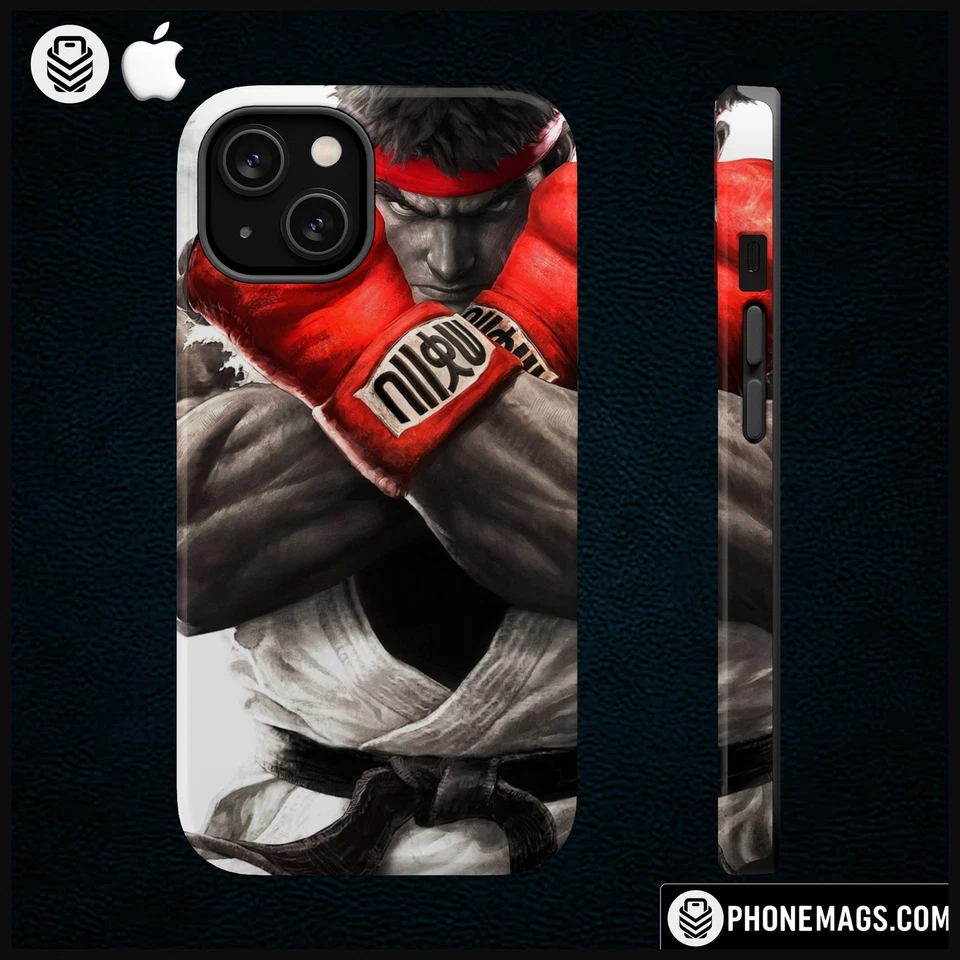 Street Fighter MagSafe® iPhone (13-16 Plus/Pro/Max/) Tough Case 2Layer Robust  - Image 1 of 1