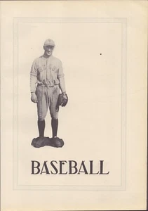Vintage Art print - Original 1925 Graphic - “Baseball” Uniform  - Yearbook Art - Picture 1 of 1