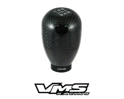 VMS RACING CARBON FIBER TYPE-R BILLET GEAR LEVER SHIFT KNOB FOR MAZDA 5 SPEED - Image 1 of 4
