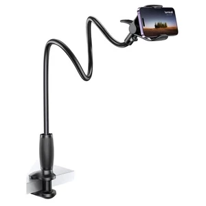 Schwanenhals Handyhalterung Bett 85cm flexibel 360° Drehung Universell - Photo 1 sur 10